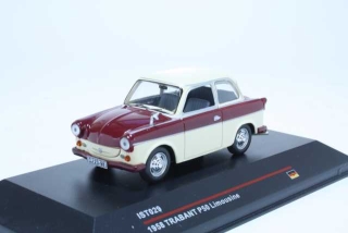 Trabant P50 Limousine 1958, punainen/valkoinen