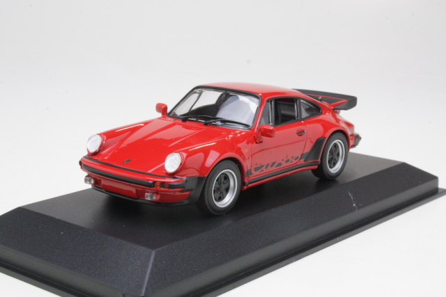 Porsche 911 Turbo 3.3 (930) 1979, punainen - Sulje napsauttamalla kuva