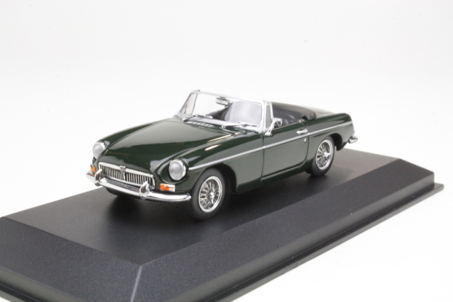 MGB Cabriolet 1962, tummanvihreä - Sulje napsauttamalla kuva