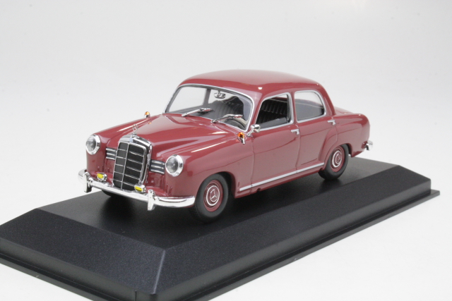 Mercedes 180 (w120) 1955, dark red - Click Image to Close