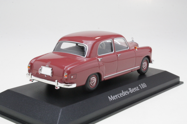 Mercedes 180 (w120) 1955, dark red - Click Image to Close