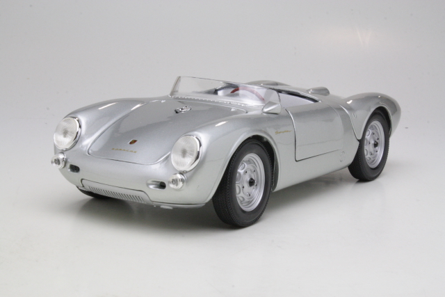 Porsche 550A Spyder 1950, silver - Click Image to Close