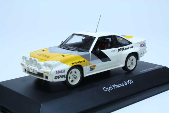 Opel Manta B 400 Rallye, valkoinen/keltainen