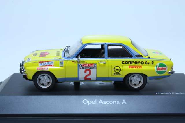 Opel Ascona A "Conrero", Elba Rallye 1975, W.Röhrl, no.12
