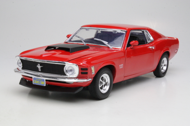 Ford Mustang Boss 429 Coupe 1970, punainen - Sulje napsauttamalla kuva