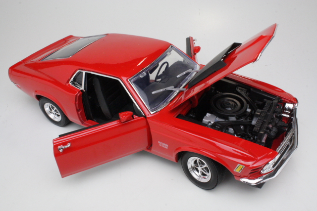 Ford Mustang Boss 429 Coupe 1970, punainen - Sulje napsauttamalla kuva