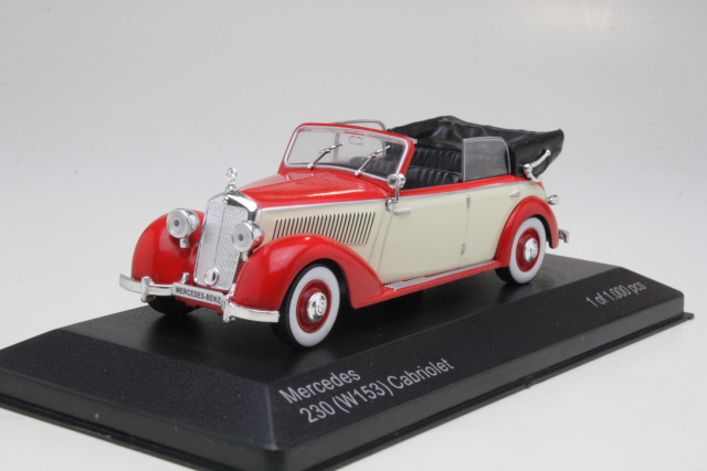 Mercedes 230 (W153) Convertible 1939, red/beige