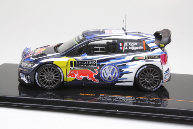 VW Polo R WRC, Monte Carlo 2016, S.Ogier, no.1 - Sulje napsauttamalla kuva