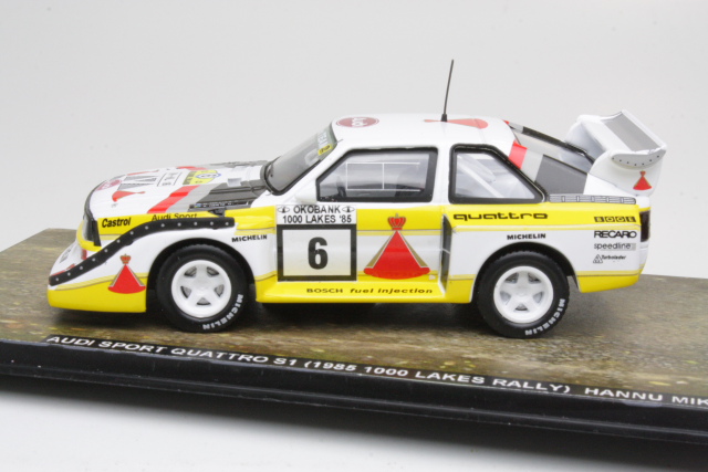 Audi Sport Quattro S1 E2, Finland 1985, H.Mikkola, no.6 - Sulje napsauttamalla kuva