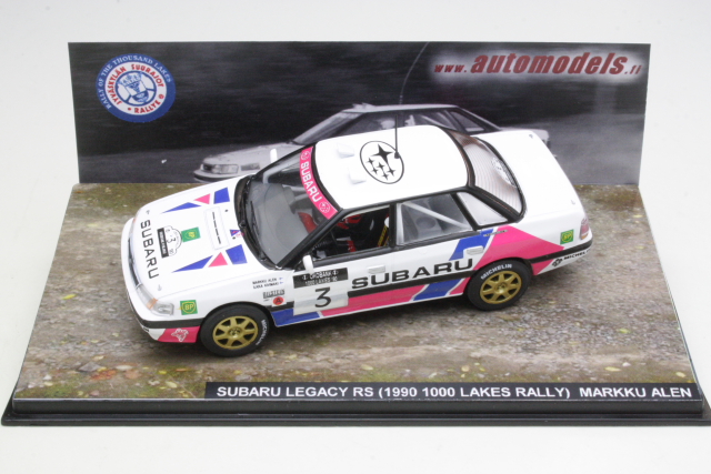 Subaru Legacy RS, Finland 1990, M.Alen, no.3