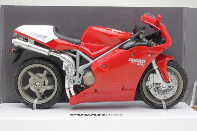 Ducati 998S Testastretta Replica Superbike 2001, punainen - Sulje napsauttamalla kuva