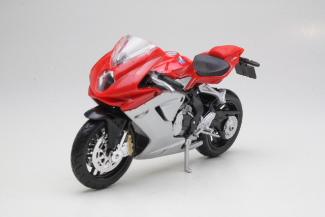 MV Agusta F3 2012, punainen/hopea - Sulje napsauttamalla kuva