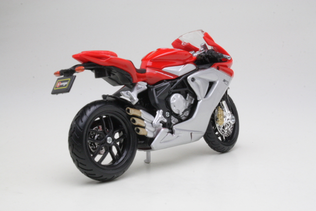 MV Agusta F3 2012, punainen/hopea - Sulje napsauttamalla kuva