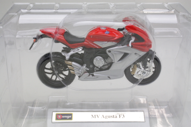 MV Agusta F3 2012, punainen/hopea - Sulje napsauttamalla kuva