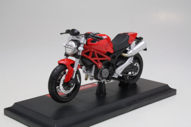 Ducati Monster 696 2010, punainen/musta - Sulje napsauttamalla kuva