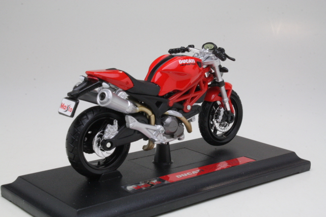 Ducati Monster 696 2010, punainen/musta - Sulje napsauttamalla kuva
