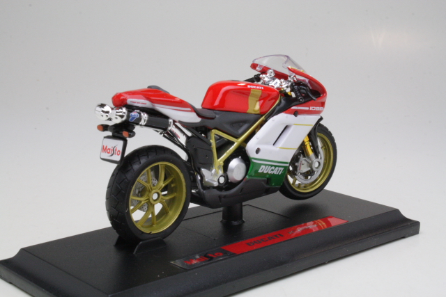 Ducati 1098S 2010, red/white/green