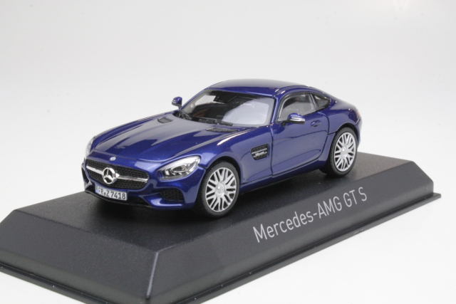 Mercedes AMG GT S 2015, sininen