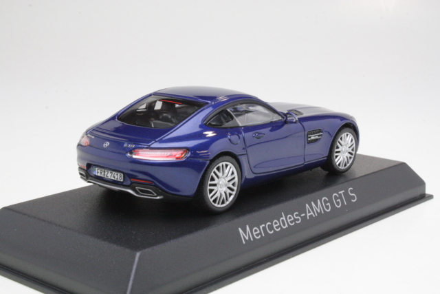 Mercedes-AMG GT S 2015, sininen - Sulje napsauttamalla kuva
