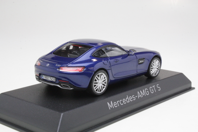 Mercedes AMG GT S 2015, sininen