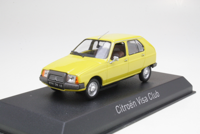 Citroen Visa Club 1979, keltainen - Sulje napsauttamalla kuva