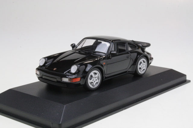 Porsche 911 Turbo (964) 1990, musta