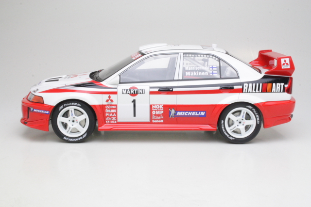 Mitsubishi Lancer Evo V WRC, 1st. San Remo 1998, T.Makinen, no.1 - Click Image to Close