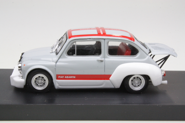 Fiat Abarth 1000 Gr.2 1970, harmaa/punainen - Sulje napsauttamalla kuva