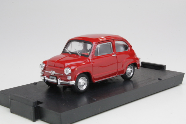 Fiat 600D 1966, red