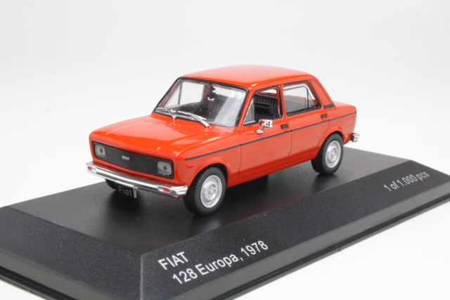 Fiat 128 Europe 4d 1978, punainen - Sulje napsauttamalla kuva