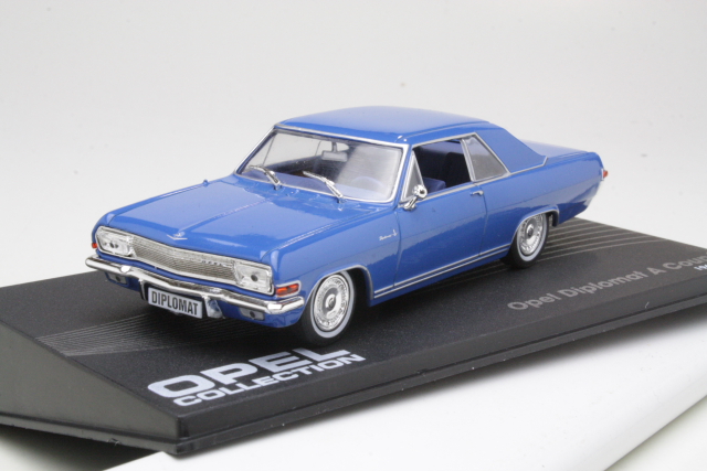 Opel Diplomat A Coupe 1965, sininen