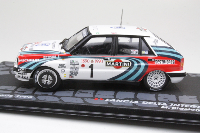 Lancia Delta HF Integrale, MonteCarlo 1990, M.Biasion, no.1 - Sulje napsauttamalla kuva