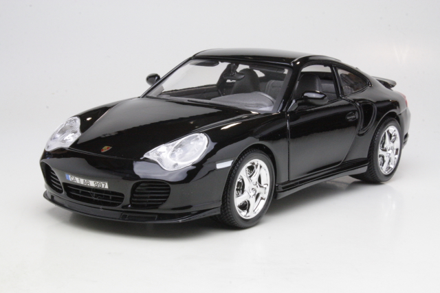 Porsche 911 Turbo, musta - Sulje napsauttamalla kuva