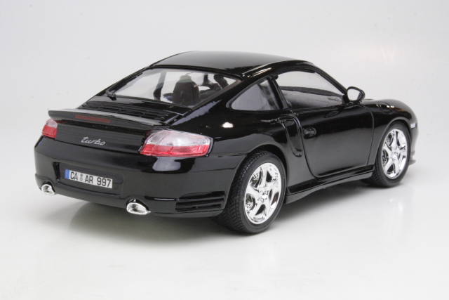 Porsche 911 Turbo, musta - Sulje napsauttamalla kuva