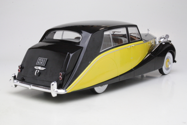 Rolls Royce silver Wraith Empress by Hooper 1956, black/yellow