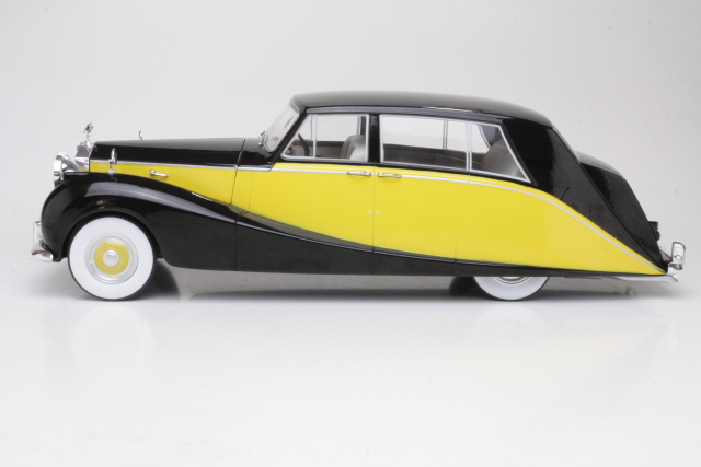 Rolls Royce silver Wraith Empress by Hooper 1956, black/yellow