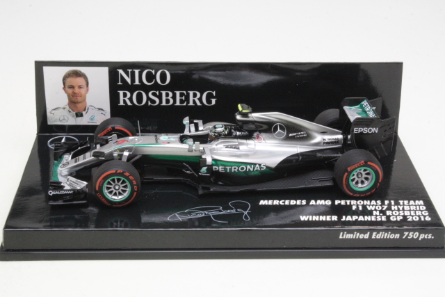 Mercedes AMG W07 Hybrid, 1st. Japanese GP 2016, N.Rosberg, no.6