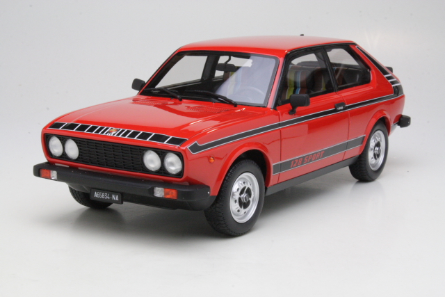 Fiat 128 3P 1100 Sport 1975, punainen