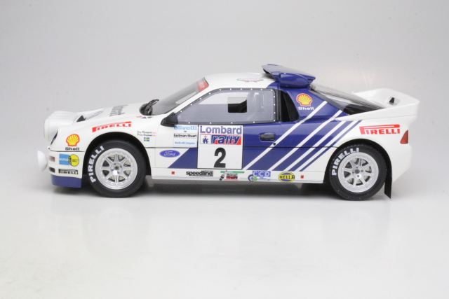 Ford RS200 Gr.B, RAC 1986, S.Blomqvist, no.2 - Sulje napsauttamalla kuva