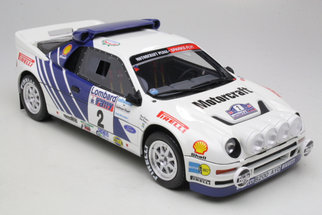 Ford RS200 Gr.B, RAC 1986, S.Blomqvist, no.2