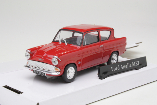 Ford Anglia 105E, red