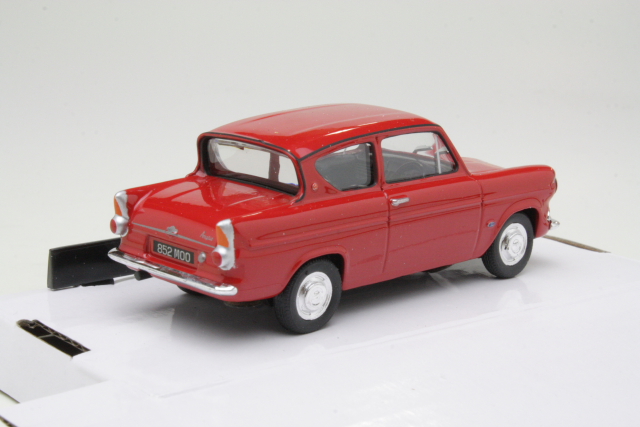 Ford Anglia 105E, red