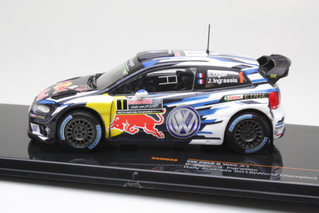 VW Polo R WRC, Australia 2016, S.Ogier, no.1 - Sulje napsauttamalla kuva