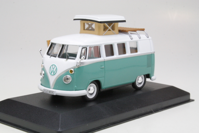 VW Westfalia SO42 Camper 1966, vihreä/valkoinen