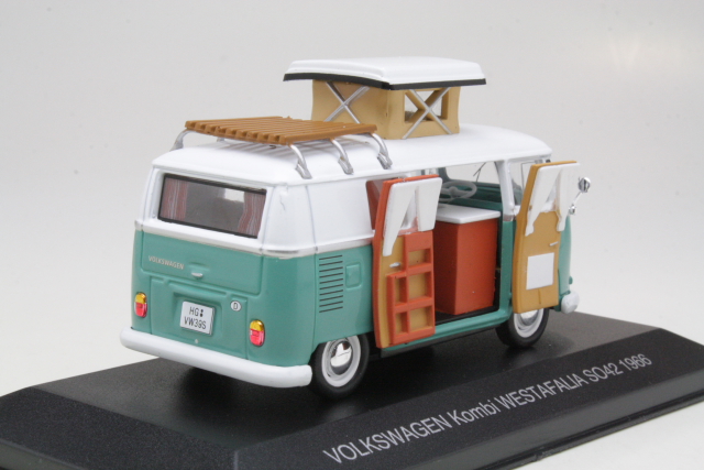 VW Westfalia SO42 Camper 1966, vihreä/valkoinen