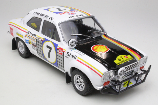 Ford Escort RS1600 Mk1, 1st. Safari 1972, H.Mikkola, no.7 - Sulje napsauttamalla kuva