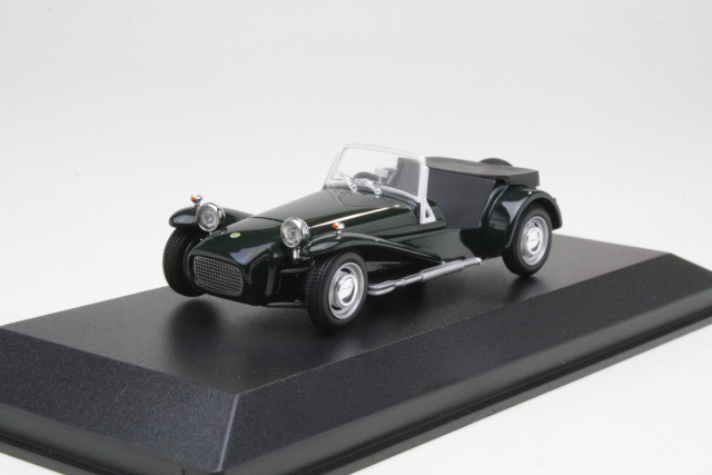 Lotus Super Seven 1968, tummanvihreä - Sulje napsauttamalla kuva