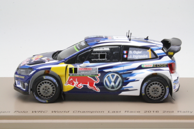 VW Polo R WRC, 2nd. Australia 2016, S.Ogier, no.1 "Last Race" - Sulje napsauttamalla kuva