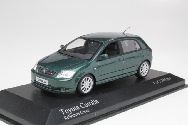 Toyota Corolla 5d 2001, tummanvihreä