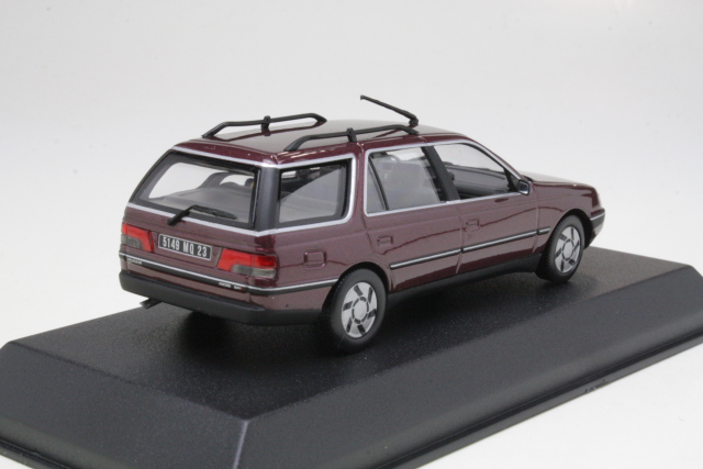 Peugeot 405 Break 1991, tummanpunainen